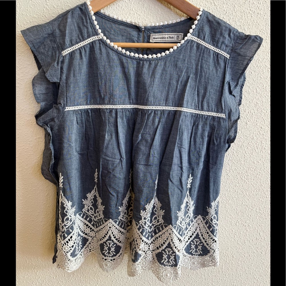 Abercrombie & Fitch chambray blouse